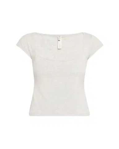Skims Scoop-Neck Cotton Jersey Tee | Thumbnail 1