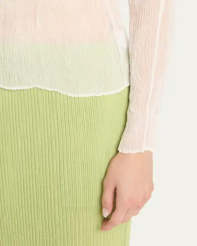 Issey Miyake Chiffon Twist Bk Wt 56 Top | Thumbnail 5 Issey Miyake Chiffon Twist Bk Wt 56 Top | Thumbnail 5