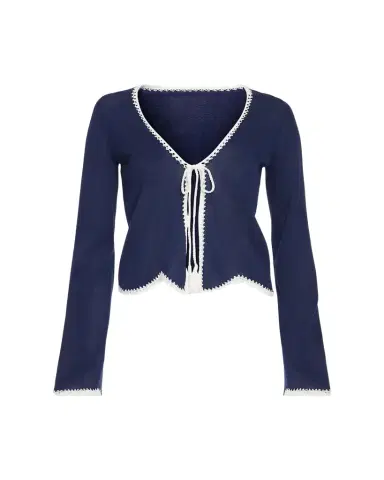 Ramy Brook Tara Crochet-Trim Cardigan | Thumbnail 1