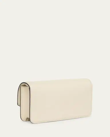 Valentino Garavani Vain Small VLOGO Leather Clutch Bag | Thumbnail 3