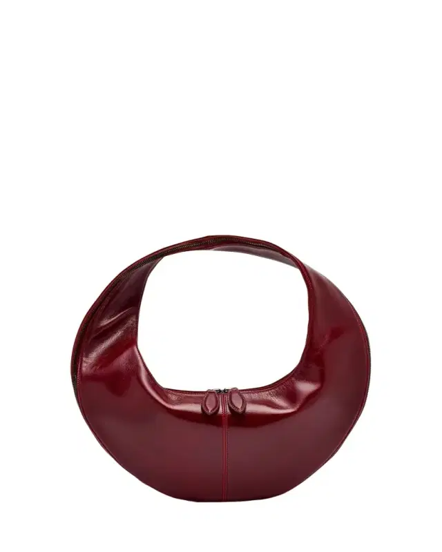 Maeden Market Zip Leather Tote Bag