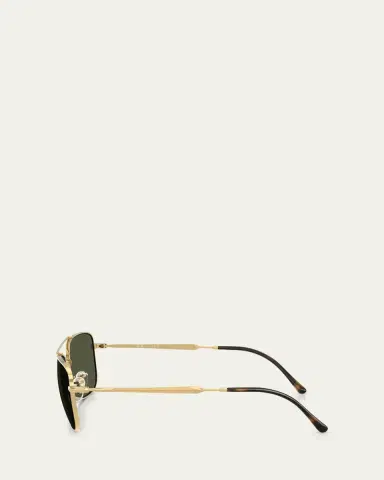 Ray-Ban Luxottica Metal Rectangle Sunglasses | Thumbnail 3