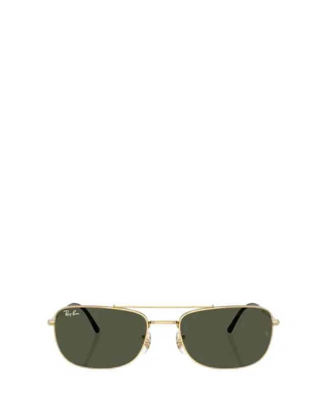 Ray-Ban Luxottica Metal Rectangle Sunglasses