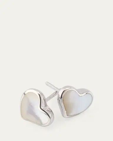 Jan Leslie Heart Stud Earrings | Thumbnail 3 Jan Leslie Heart Stud Earrings | Thumbnail 3