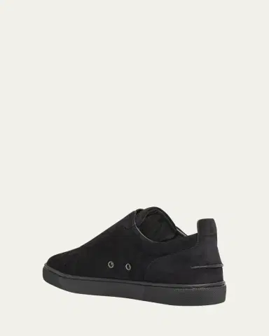 Christian Louboutin Men's St Louis Suede Slip-On Sneakers | Thumbnail 2 Christian Louboutin Men's St Louis Suede Slip-On Sneakers | Thumbnail 2