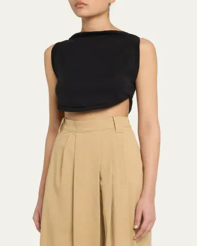 A.L.C. Mae Cropped High-Neck Top | Thumbnail 4