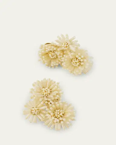 Oscar de la Renta Pom-Pom Flower Stud Earrings | Thumbnail 7