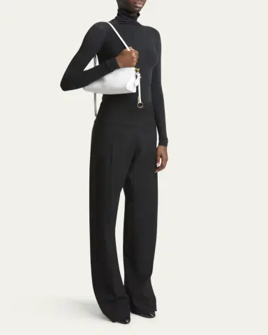 Alaïa Le Click Small Shoulder Bag in Glossy Leather | Thumbnail 5 Alaïa Le Click Small Shoulder Bag in Glossy Leather | Thumbnail 5