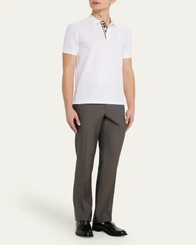 Burberry Men's Eddie EKD Polo Shirt | Thumbnail 2