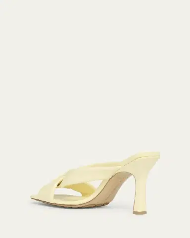 Bottega Veneta Criss Cross Padded Leather Slide Sandals | Thumbnail 4 Bottega Veneta Criss Cross Padded Leather Slide Sandals | Thumbnail 4