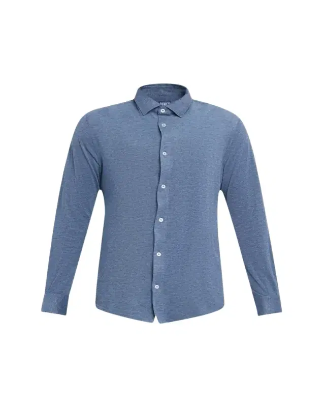 Men's Heathered Pique Sport Shirt