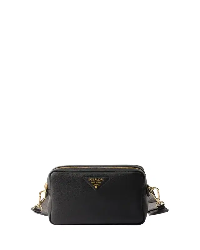 Prada Daino Soft Leather Camera Crossbody Bag