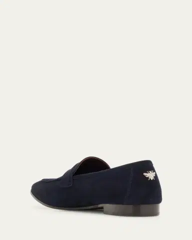 Bougeotte Suede Flaneur Penny Loafers | Thumbnail 4 Bougeotte Suede Flaneur Penny Loafers | Thumbnail 4