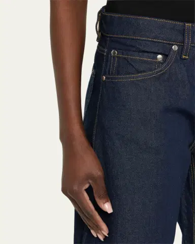 EB Denim Alida Mid-Rise Loose Bowed Jeans | Thumbnail 5