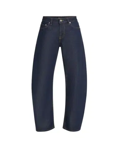 EB Denim Alida Mid-Rise Loose Bowed Jeans | Thumbnail 1