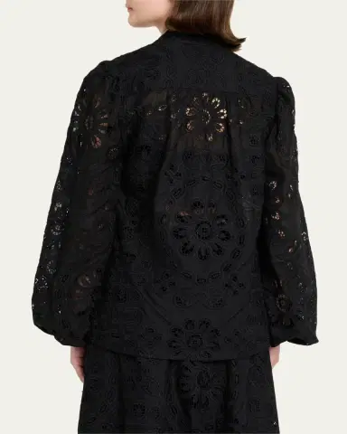 Zimmermann Rhiannon Embroidered Blouse | Thumbnail 3