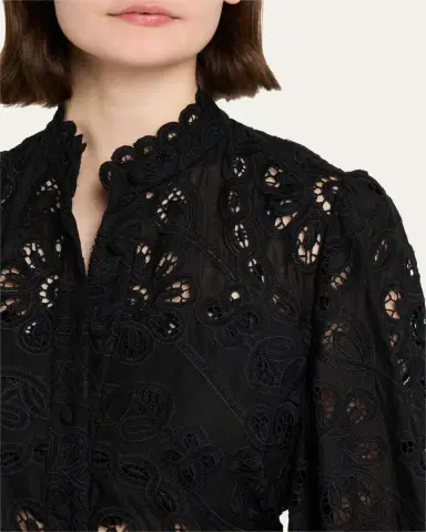 Zimmermann Rhiannon Embroidered Blouse | Thumbnail 5
