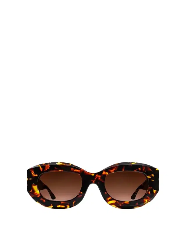 Thierry Lasry Trophy Oval Acetate Sunglasses