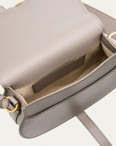 Chloé Marcie Medium Slim Crossbody Bag in Grained Calfskin | Thumbnail 4 Chloé Marcie Medium Slim Crossbody Bag in Grained Calfskin | Thumbnail 4