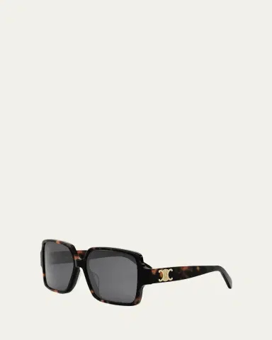 Celine Triomphe Square Acetate Sunglasses | Thumbnail 2 Celine Triomphe Square Acetate Sunglasses | Thumbnail 2