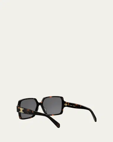 Celine Triomphe Square Acetate Sunglasses | Thumbnail 4 Celine Triomphe Square Acetate Sunglasses | Thumbnail 4