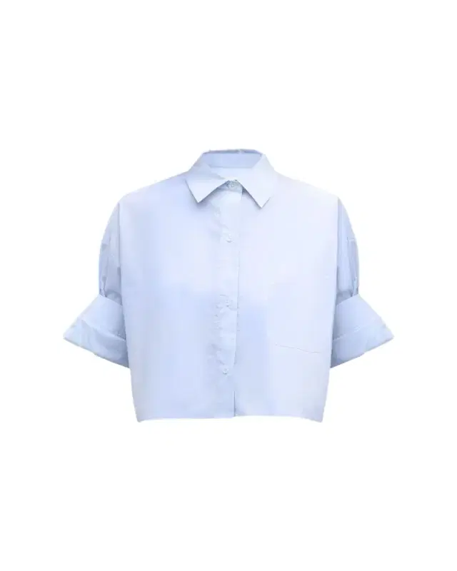 TWP Next Ex Cropped Shirt in Superfine Cotton
