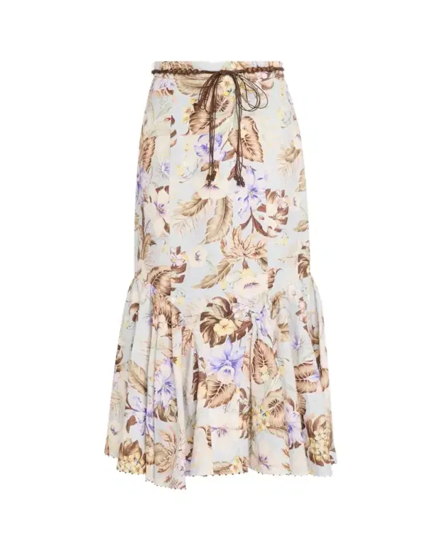 Coco Fit-&-Flare Midi Skirt
