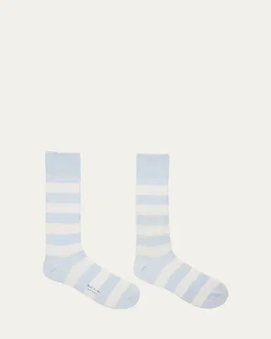 Paul Smith Men's Barry Thick Stripe Crew Socks | Thumbnail 2