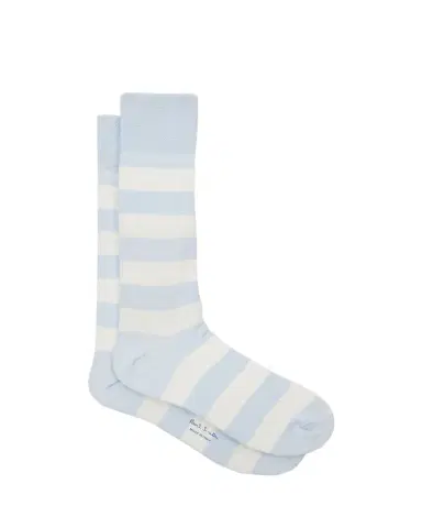 Paul Smith Men's Barry Thick Stripe Crew Socks | Thumbnail 1