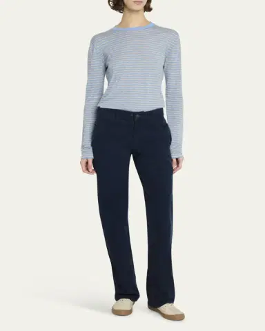 The Row Carlyl Corduroy Straight-Leg Pants | Thumbnail 2 The Row Carlyl Corduroy Straight-Leg Pants | Thumbnail 2