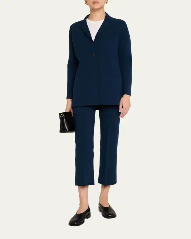 Lafayette 148 New York Single-Button Matte Crepe Blazer | Thumbnail 2 Lafayette 148 New York Single-Button Matte Crepe Blazer | Thumbnail 2