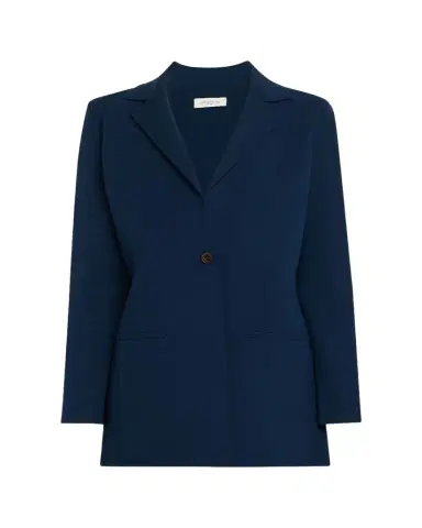 Lafayette 148 New York Single-Button Matte Crepe Blazer | Thumbnail 1 Lafayette 148 New York Single-Button Matte Crepe Blazer | Thumbnail 1