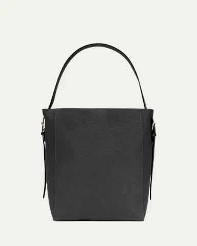 Valextra Secchiello Medium Leather Bucket Bag | Thumbnail 3 Valextra Secchiello Medium Leather Bucket Bag | Thumbnail 3