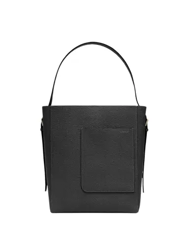 Valextra Secchiello Medium Leather Bucket Bag | Thumbnail 1 Valextra Secchiello Medium Leather Bucket Bag | Thumbnail 1