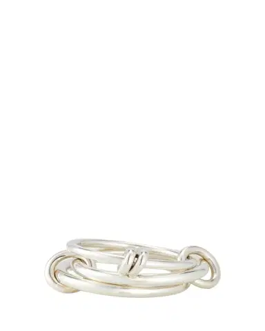 Spinelli Kilcollin Three Link Ring with Connectors in Sterling Silver | Thumbnail 1
