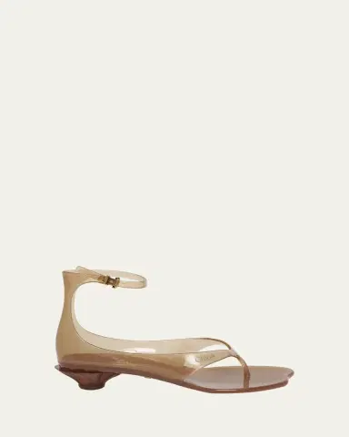 Chloé Jelly Thong Ankle-Strap Sandals | Thumbnail 6