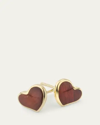 Jan Leslie Heart Stud Earrings | Thumbnail 3