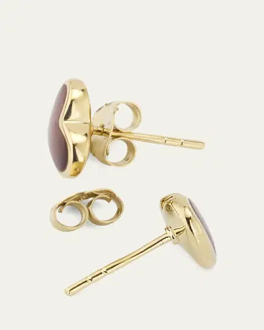 Jan Leslie Heart Stud Earrings | Thumbnail 4