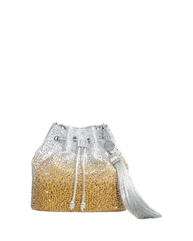 Judith Leiber Couture Piper Gradient Crystal Bucket Bag | Thumbnail 1 Judith Leiber Couture Piper Gradient Crystal Bucket Bag | Thumbnail 1