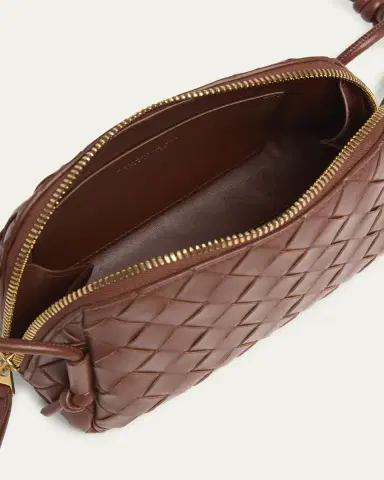 Bottega Veneta Zip Leather Pouch Shoulder Bag | Thumbnail 12