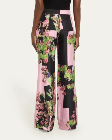 Libertine Pink London Terrace Silk Aarons Pants | Thumbnail 3