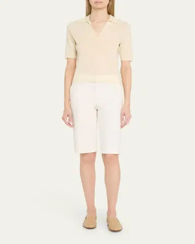 Vince Mid-Rise Chino Shorts | Thumbnail 2