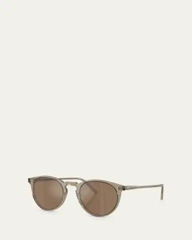 Oliver Peoples O'Malley Acetate Round Sunglasses | Thumbnail 4