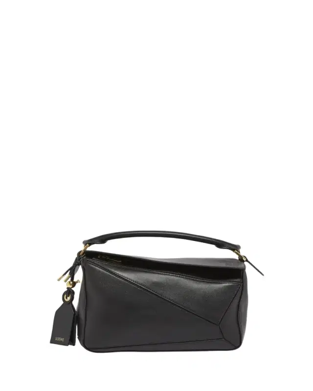 Puzzle Elevated Small Top-Handle Bag in Leather