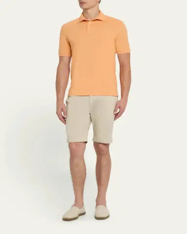 Fedeli Men's Pique Polo Shirt | Thumbnail 6