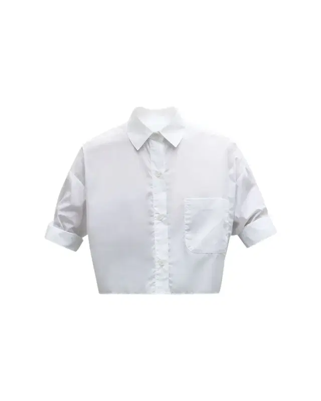 Next Ex Cropped Shirt in Superfine Cotton