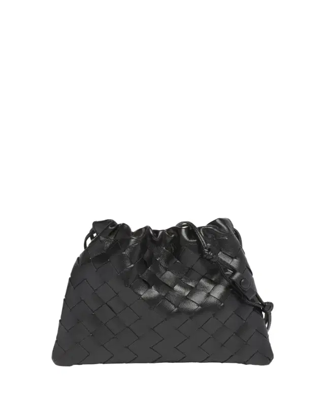 Small Leather Pouch Crossbody Bag