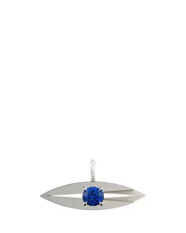 KAMAL Lotus Evil Eye Sapphire Charm | Thumbnail 1
