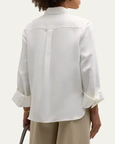 TWP Cotton Button-Front Boyfriend Shirt | Thumbnail 3