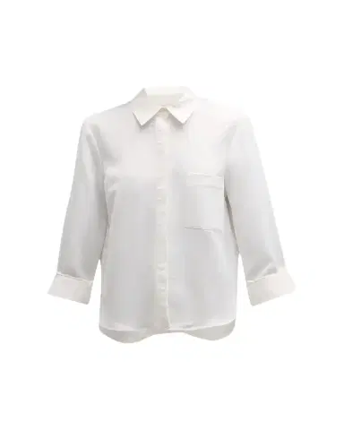 TWP Cotton Button-Front Boyfriend Shirt | Thumbnail 1
